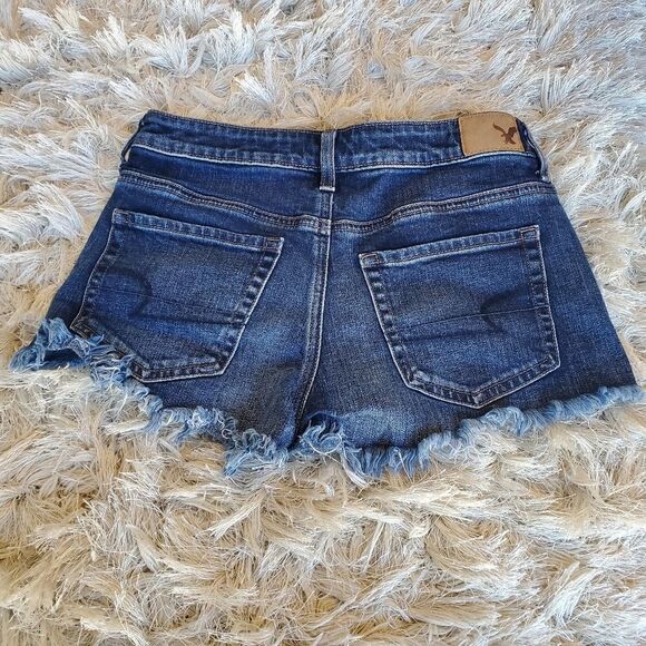 American Eagle Outfitters Pants - American  Eagle Women's Stretch Denim Shorts Size 4